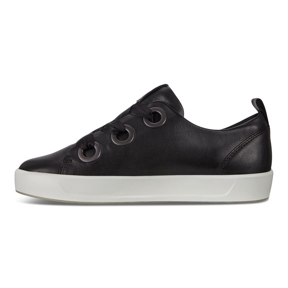 Tenis Mujer - ECCO Soft 8 3-Eyelet - Negros - EIC201649